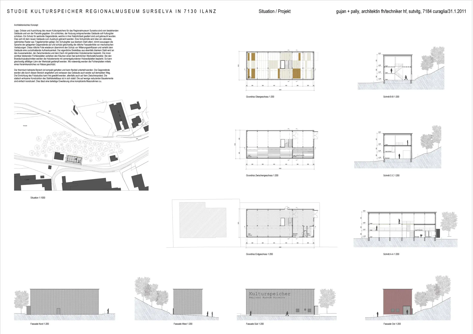04_Kulturspeicher Museum Regiunal Surselva, Ilanz_Studie